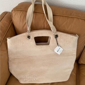 BEIS Terry Tote Bag In Beige
